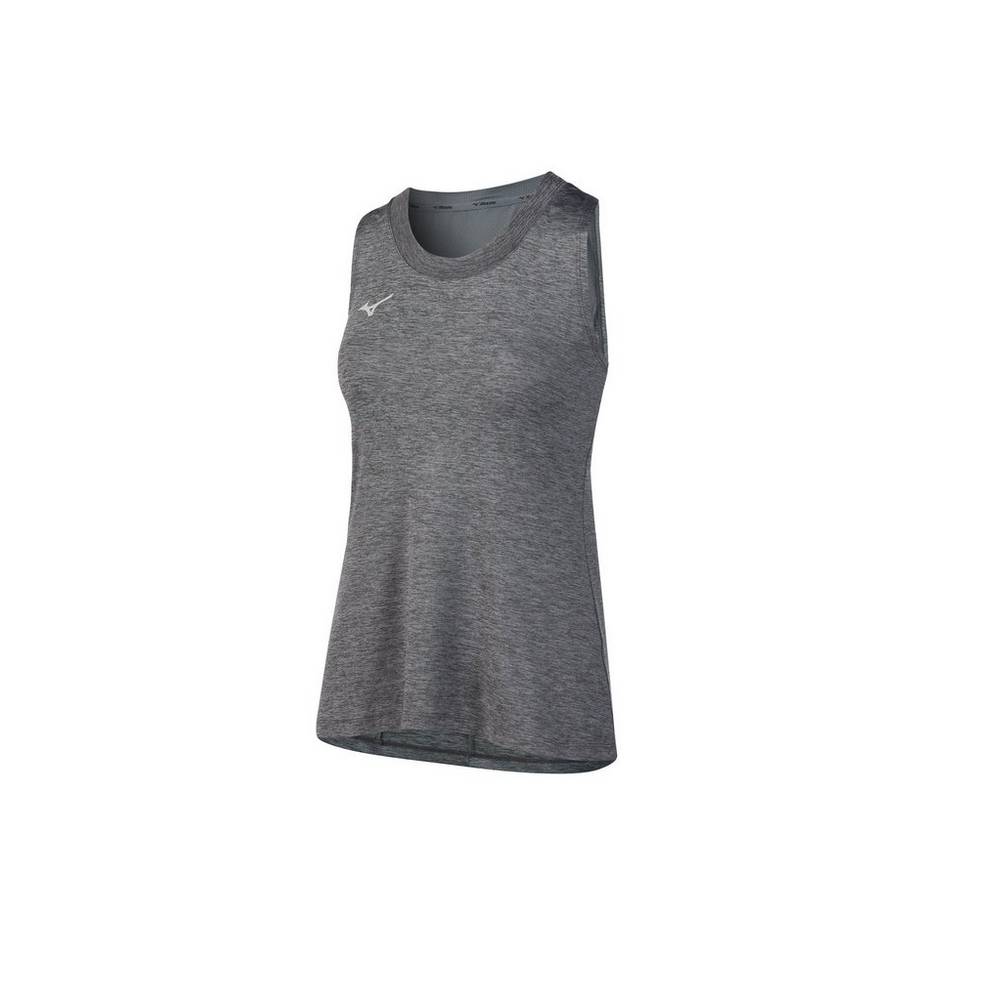 Womens Mizuno Alpha Tank Top Grey Philippines (QGKWIM301)